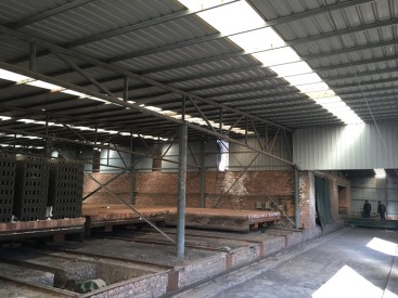 内蒙古砖厂隧道窑硅酸铝保温棉维修施工案例