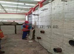 温州RTO炉硅酸铝保温安装施工案例