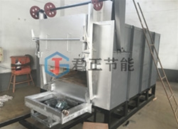山东淄博热处理炉内衬硅酸铝保温棉施工案例