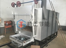 山东淄博热处理炉内衬硅酸铝保温棉施工案例